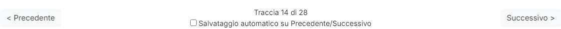 Navigazione tra le tracce