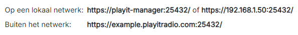 Server-URL