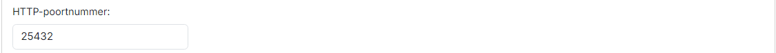 HTTP-poortnummer