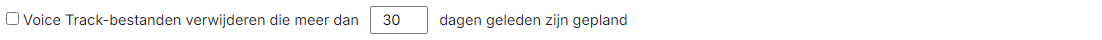 Voice Track-bestanden verwijderen