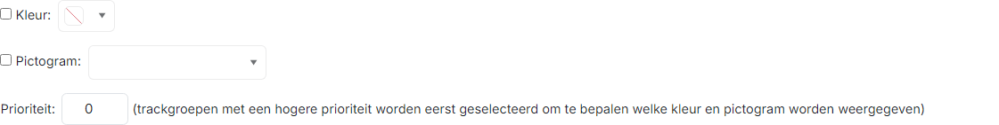Kleur, pictogram en prioriteit