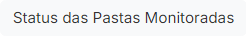 Status das Pastas Monitoradas