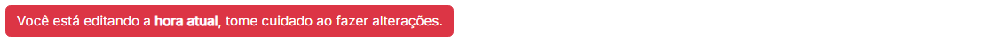 Notificação de edição