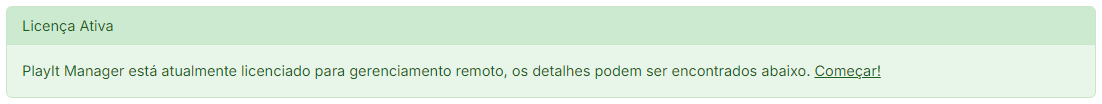 Licença Ativa