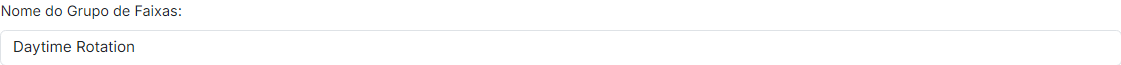 Nome do Grupo de Faixas