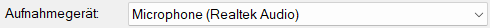 Aufnahmegerät