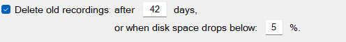 Delete Recordings