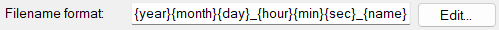 Filename Format
