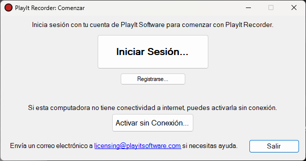 Primeros pasos