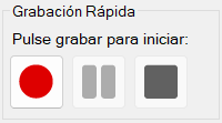 Grabación Rápida