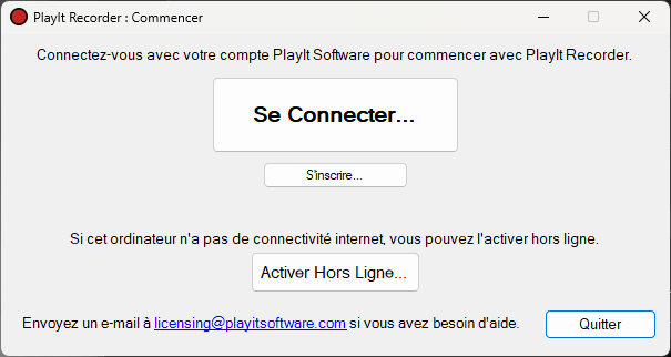 Premiers pas