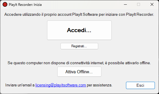Per iniziare