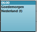 Gepland programma
