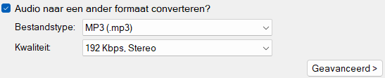 Audio-conversie