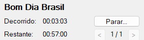 Informações do programa