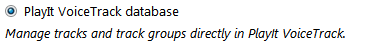 1. PlayIt VoiceTrack database