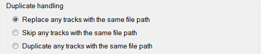 4. Duplicate handling