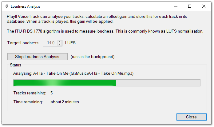 Loudness Analysis