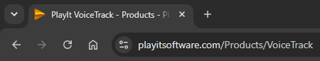 PlayIt VoiceTrack website