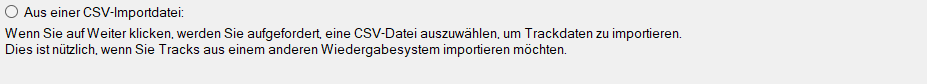 Aus einer CSV-Importdatei