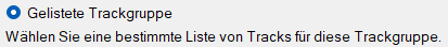 Gelistete Trackgruppe
