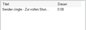 Trackliste