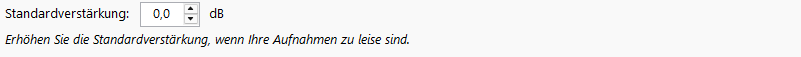 Standardverstärkung