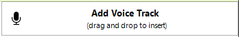 Add Voice Track button