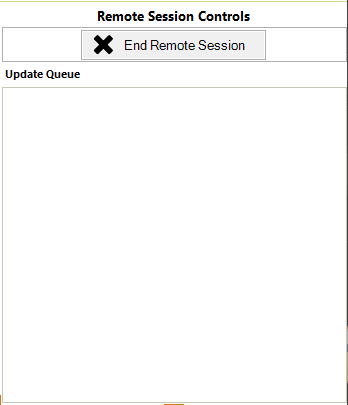 Remote session panel