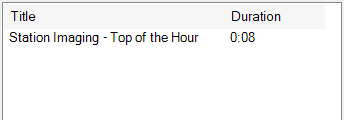 Track List