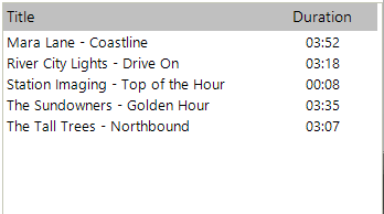 Track list