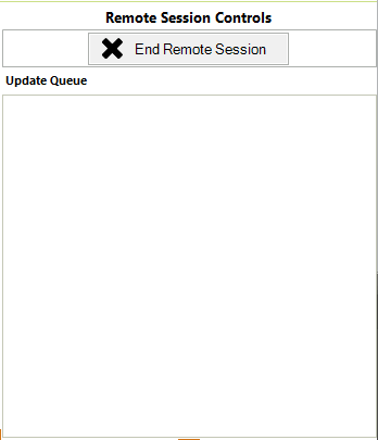 Remote session panel