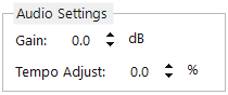 Audio Settings