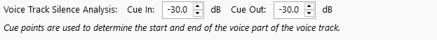 Voice Track Silence Analysis