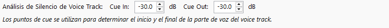 Análisis de Silencio de Voice Track