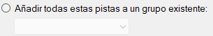 Añadir a grupo existente