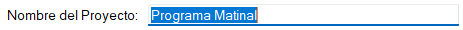 Nombre del Proyecto