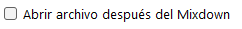 Abrir archivo después del Mixdown