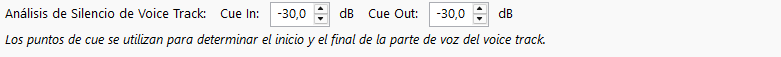 Análisis de Silencio de Voice Track