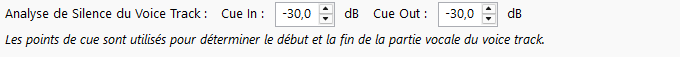 Analyse de Silence du Voice Track