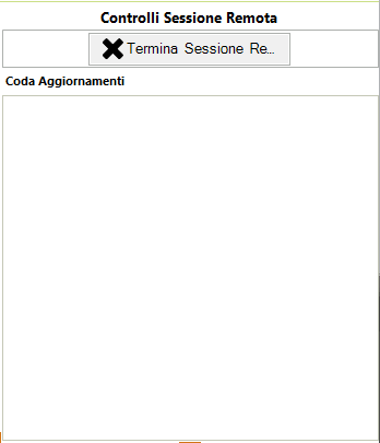 Pannello sessione remota