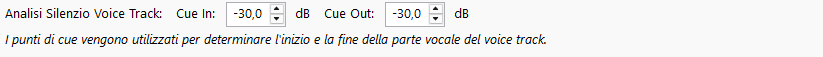 Analisi Silenzio Voice Track