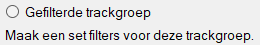 Gefilterde trackgroep