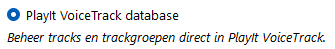 PlayIt VoiceTrack database