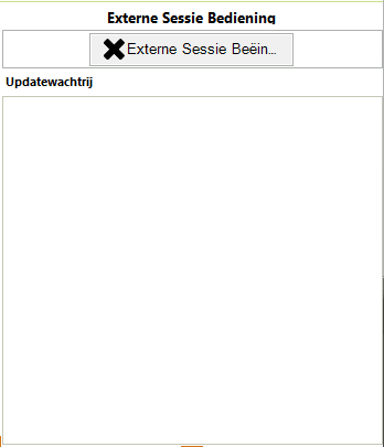 Paneel voor externe sessie