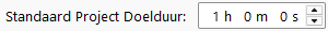 Standaard project doelduur