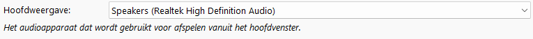 Hoofdweergaveapparaat