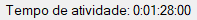 Tempo de atividade
