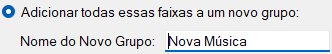 Adicionar a novo grupo